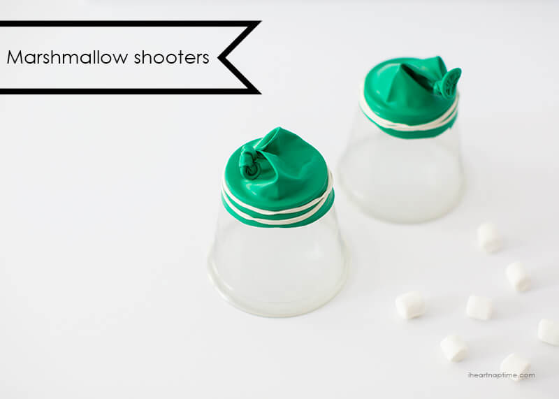 DIY marshmallow shooters -a fun kids craft for summer time!