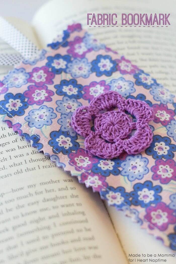 Fabric Bookmark on iheartnaptime.com