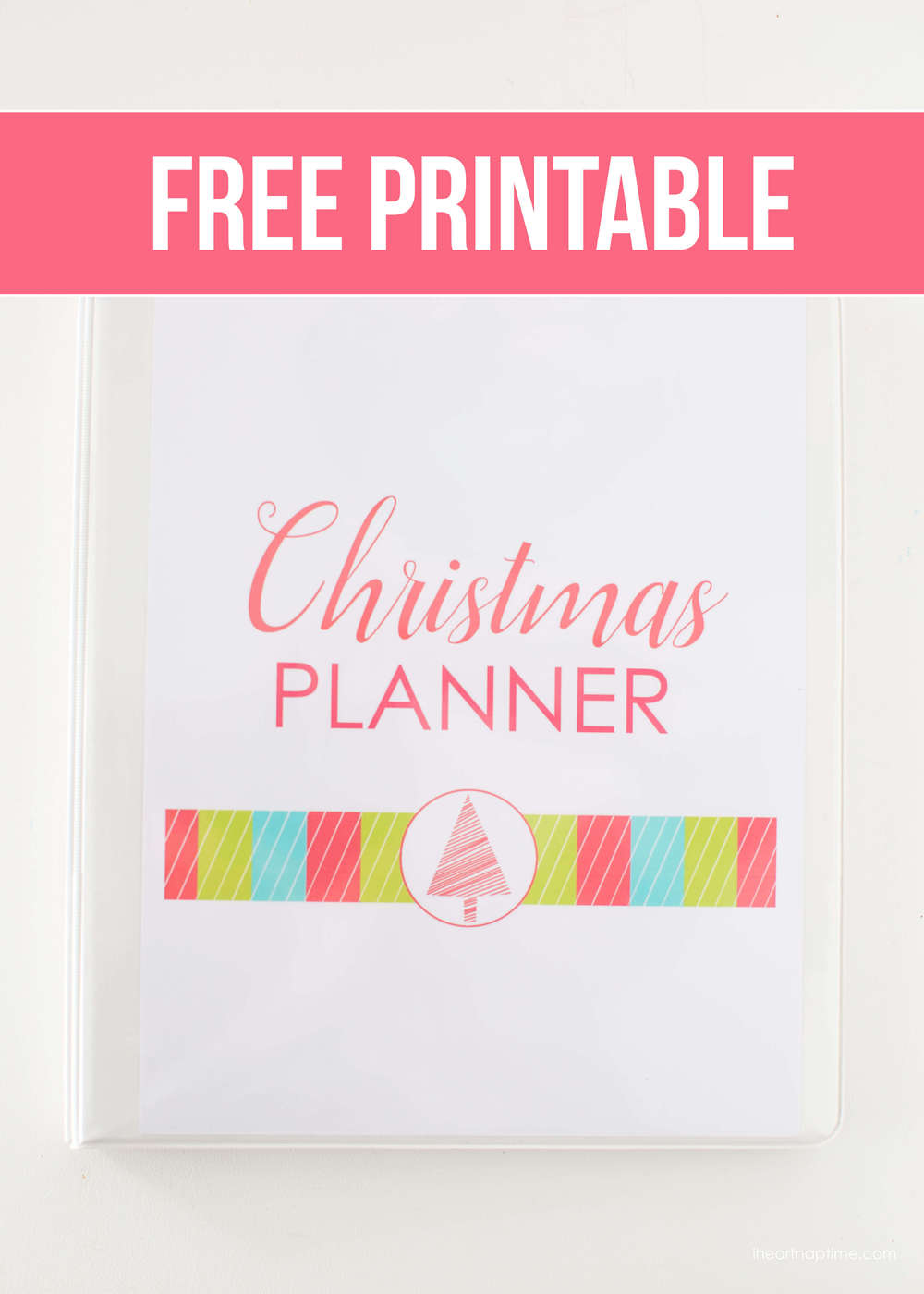 Free Printable Christmas Planner - everything you need to help you get organized (and less stressed) this holiday! 