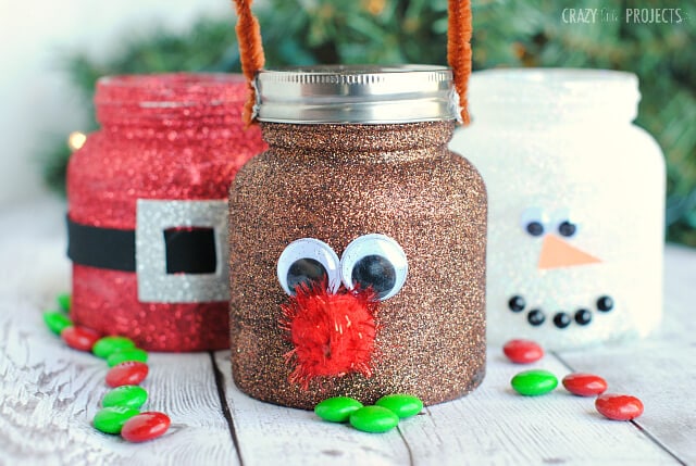 Make these cute and adorable Christmas Treat Jars this season - perfet for decorating and gift-giving.