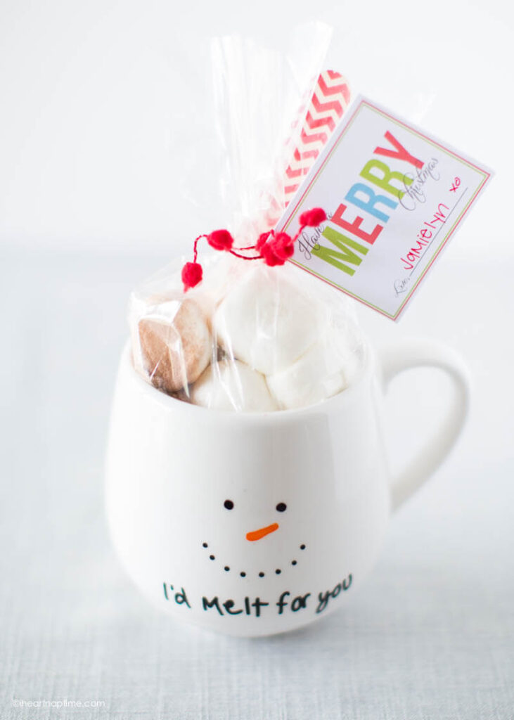 DIY Painted mug gift idea 