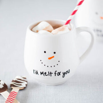 I'd melt for you painted mug gift - get the instructions at iheartnaptime.com