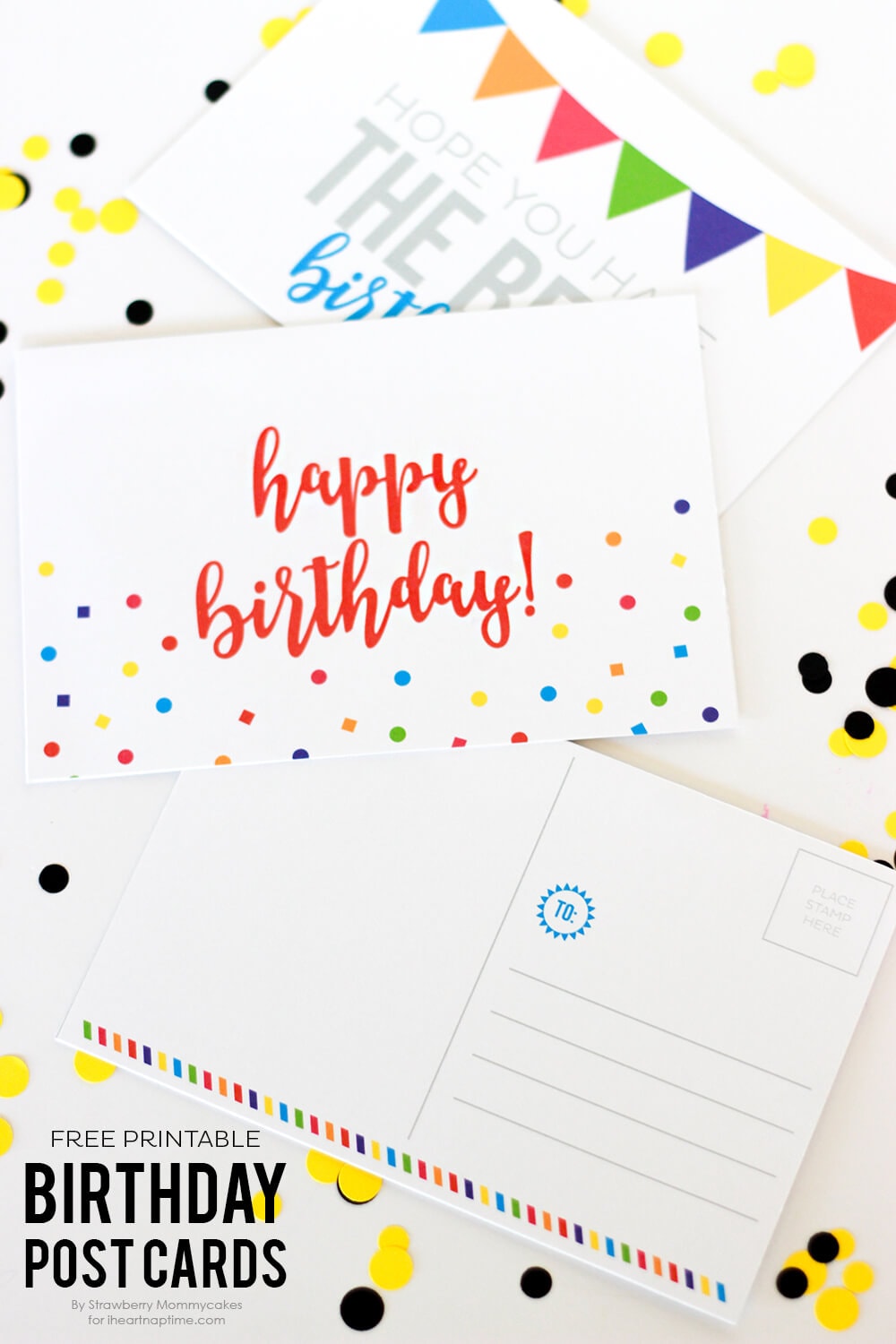 FREE Printable Birthday Postcards