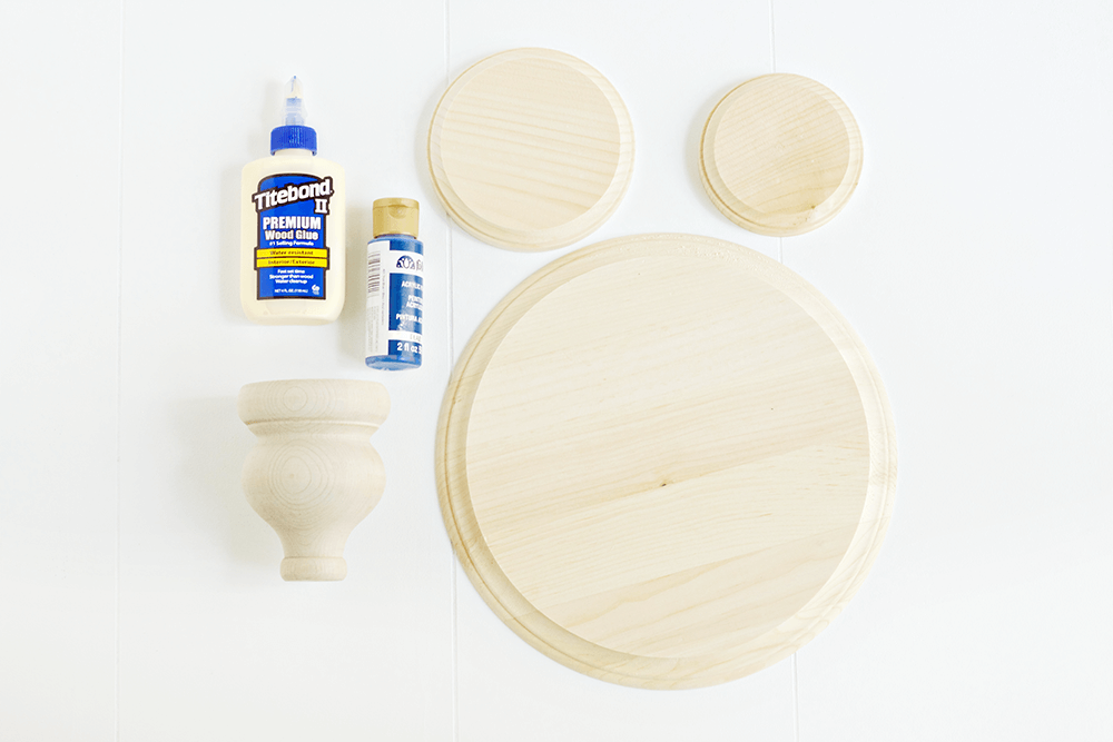 DIY Wood Cake Stand... an easy, customizable DIY perfect for displaying sweet desserts or favorite household items!