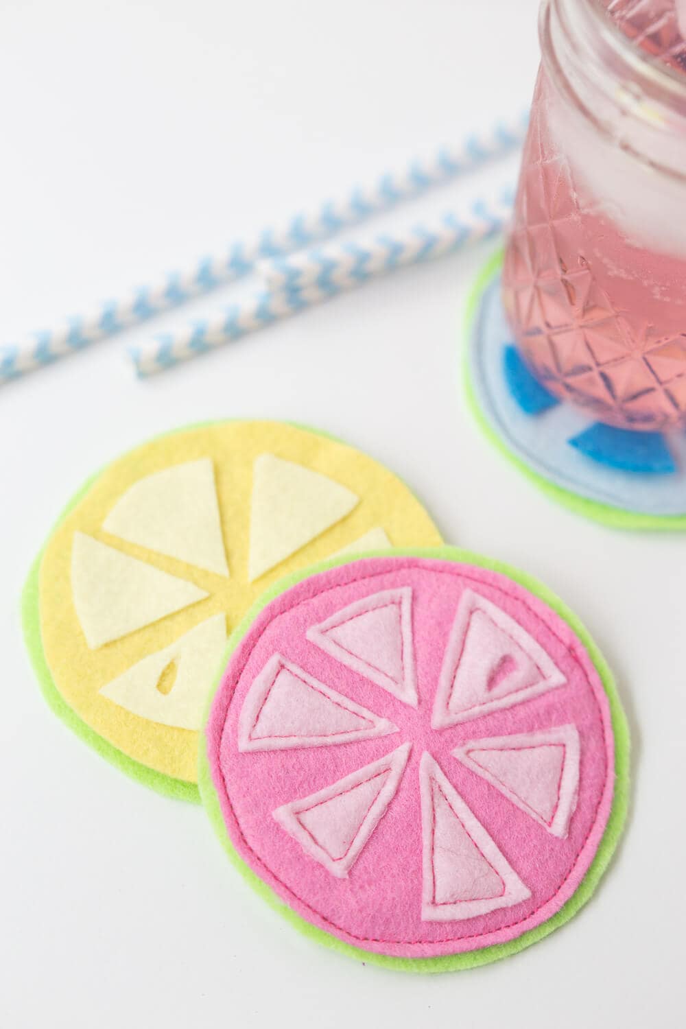 Citrus Coasters - an easy DIY for your cool summer drinks!