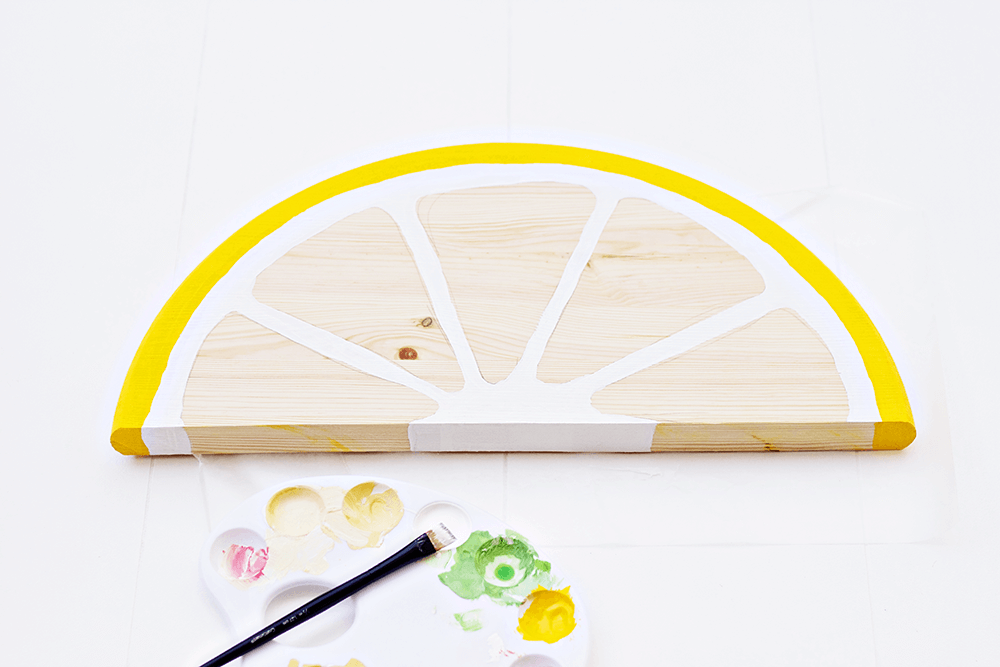 Citrus Fruit Serving Trays - the lemon is starting to come together!