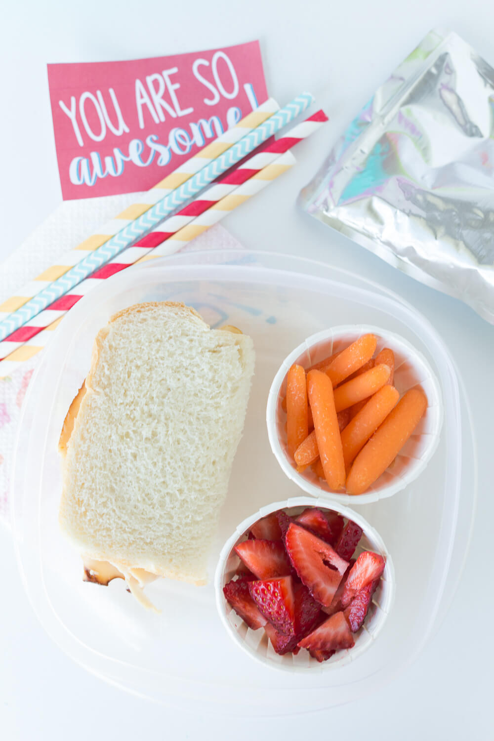 Five Lunchbox Packing Tips... packing sides in cupcake lines