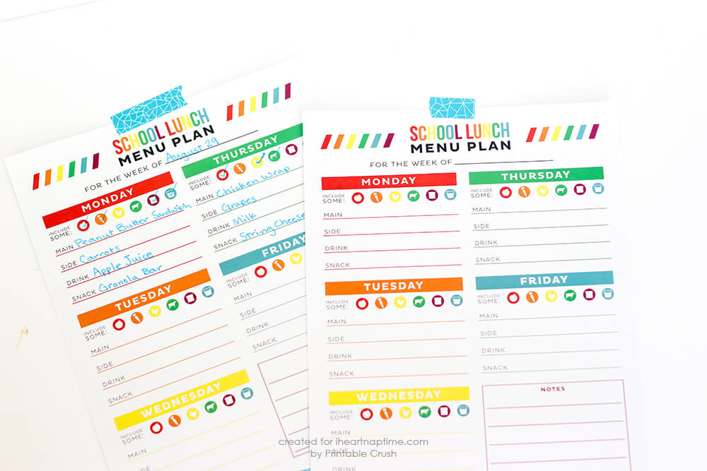 FREE School Organization Printables... print out these free planners to help you stay on track this school year!