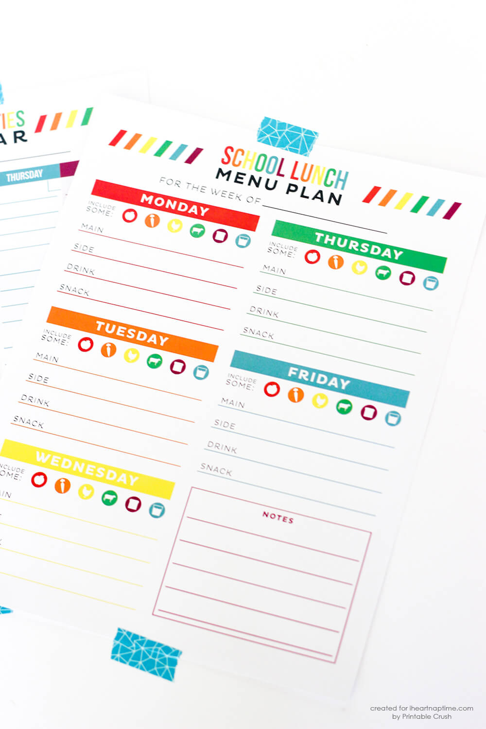 Print out these FREE School Organization Printables to help you stay organized this school year!