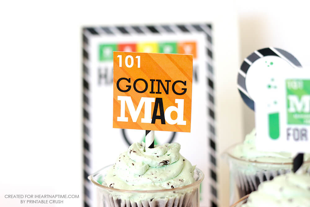 Mad Scientist Halloween Party Printables - going mad!