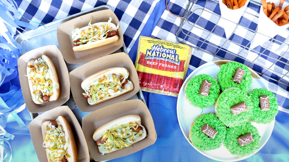 Football Tailgating Party ...Cheer on your favorite football team with friends, food, and this recipe for a BBQ hot dog.