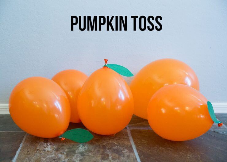 5 EASY Kids Halloween Games... Pumpkin Toss