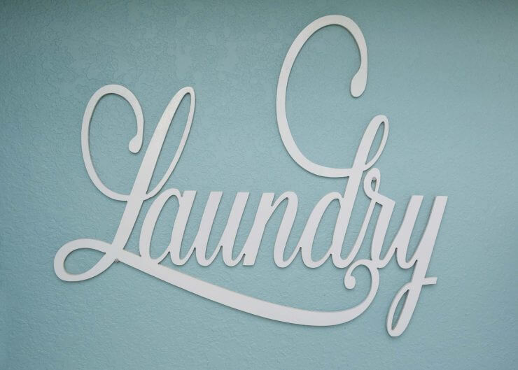 Laundry room sign 