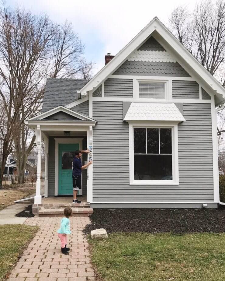 An update on our 1888 fixer upper + paint colors