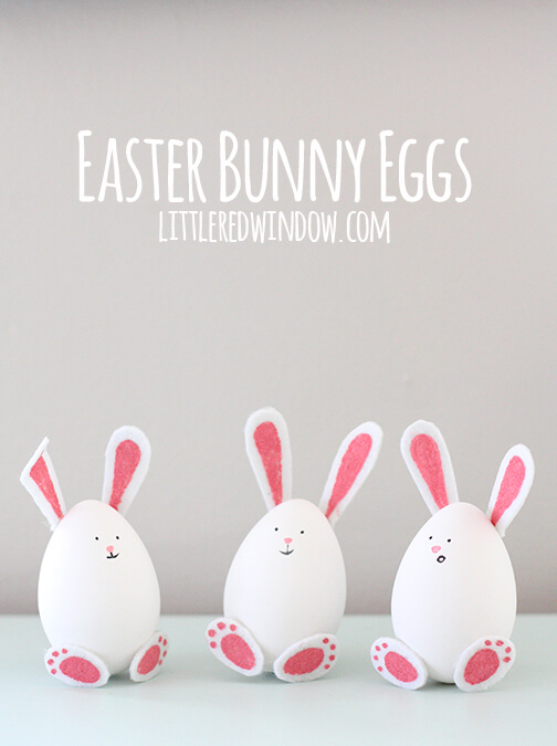 easter bunny eggs + 25 Easter Crafts for Kids - Fun-filled Easter activities for you and your child to do together!