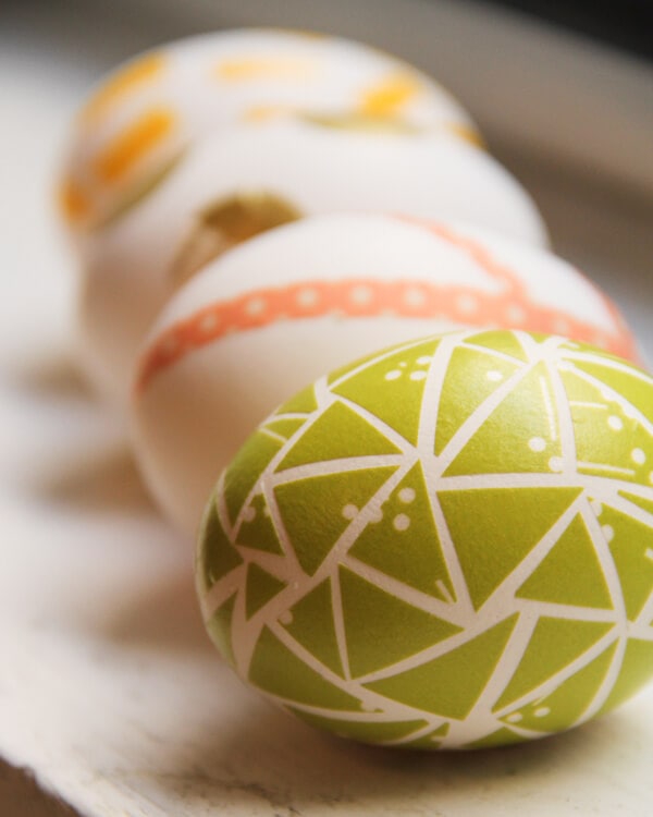 DIY Washi Easter Eggs + 25 Easter Crafts for Kids - Fun-filled Easter activities for you and your child to do together!