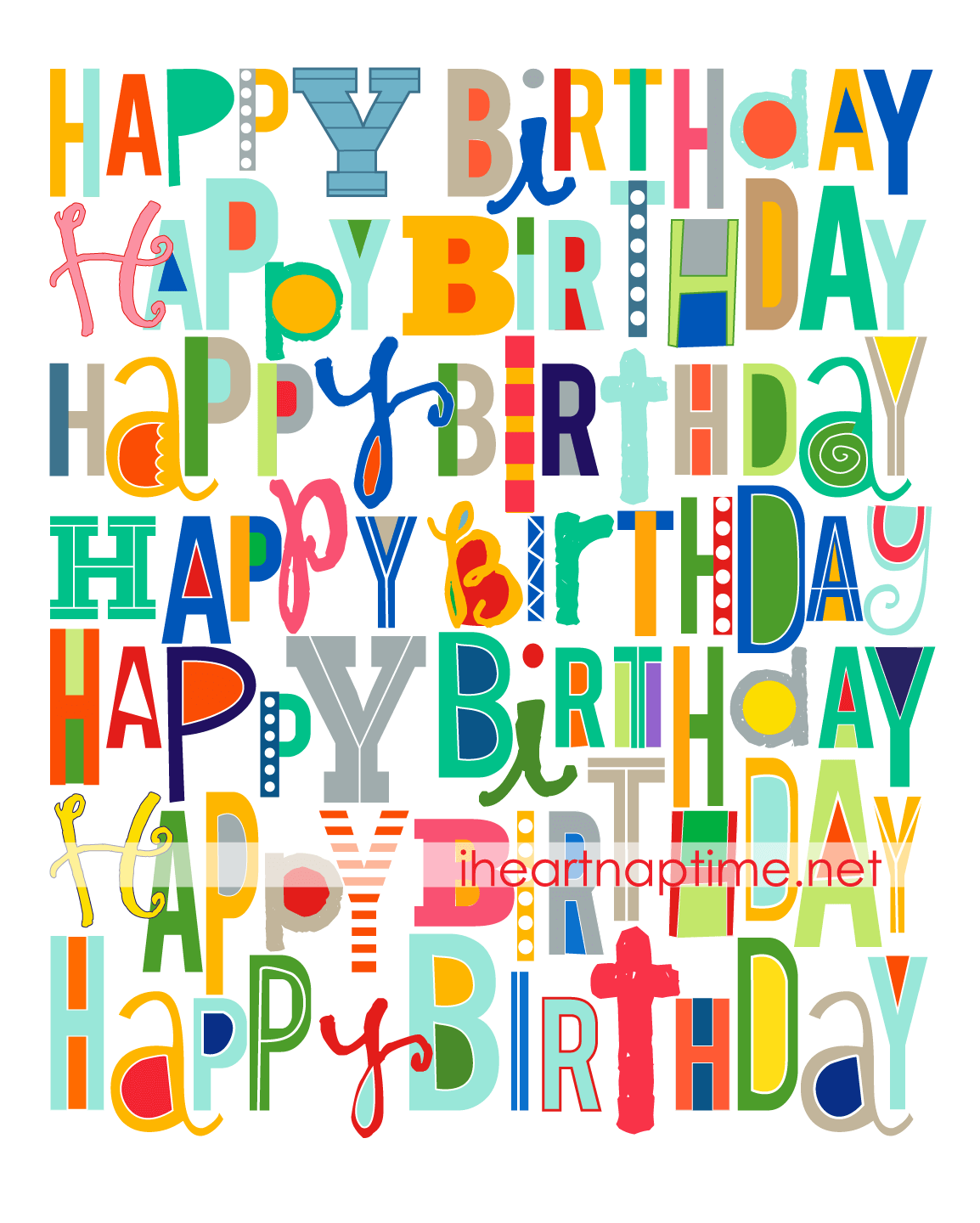 print this happy birthday