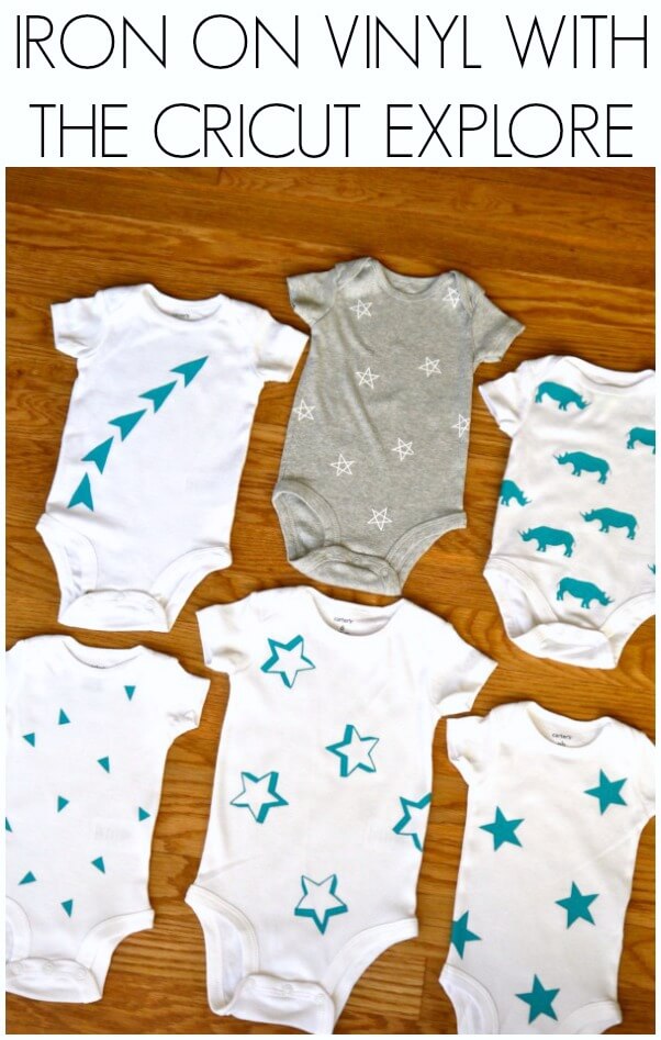Iron-On Vinyl with the Cricut Explore + DIY First Birthday Shirt and Party Hat - plus 15 other birthday outfit ideas to make your little one unbelievably adorable on the Big Day!