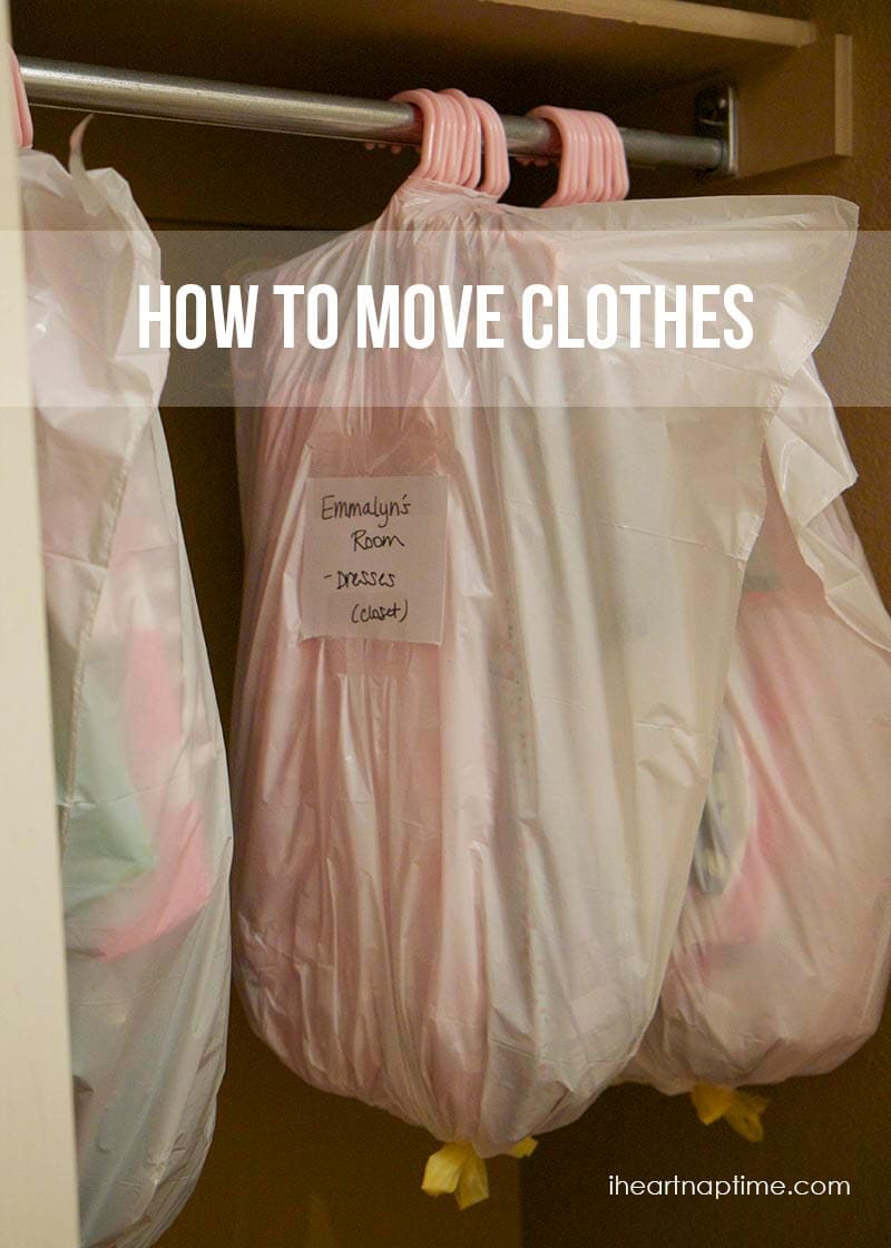 how to move clothes on hangers