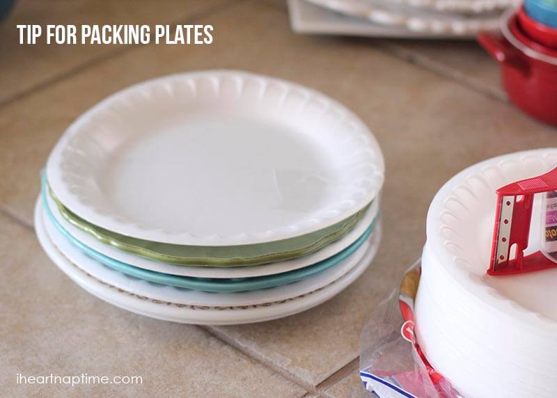 moving tips for packing plates