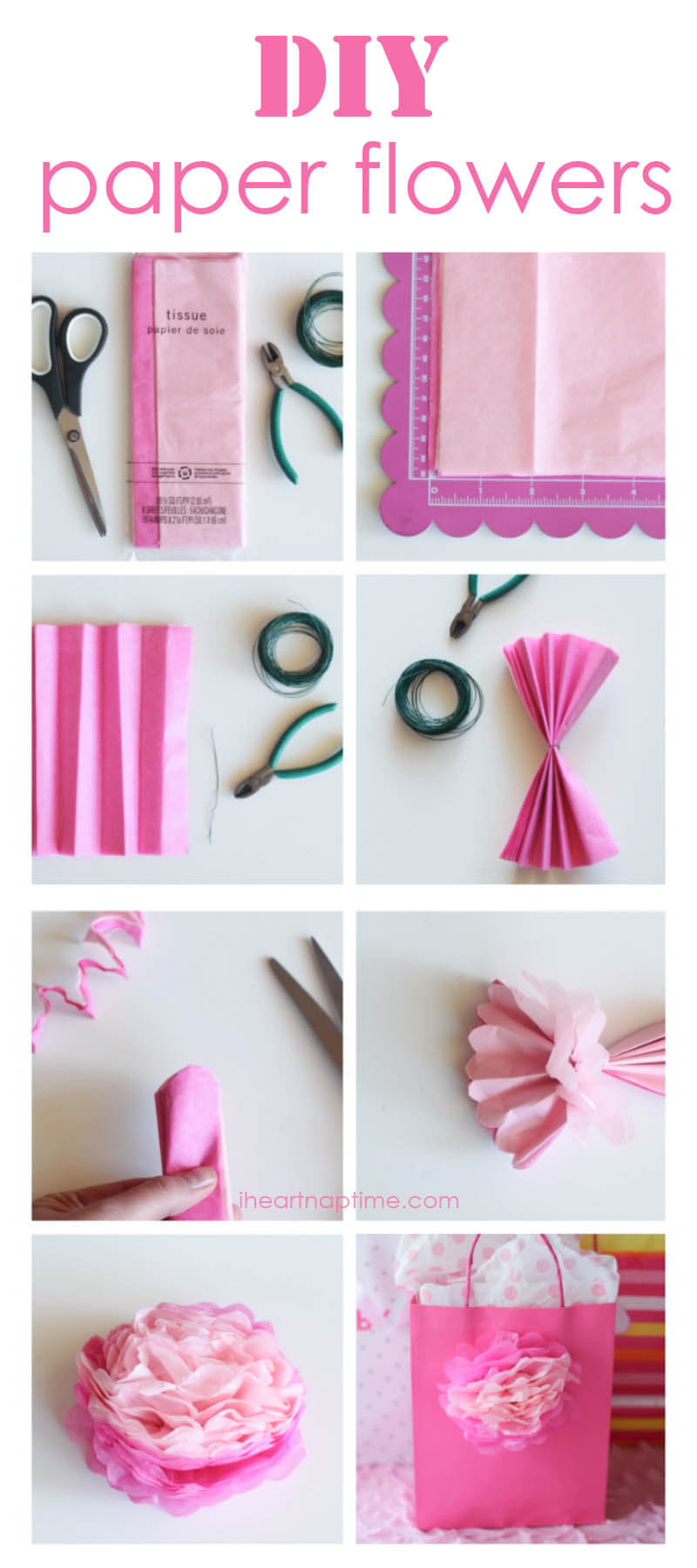 How To Make Tissue Paper Flowers