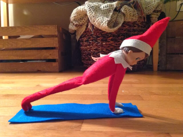 Elf on the Shelf Push Pin Idea