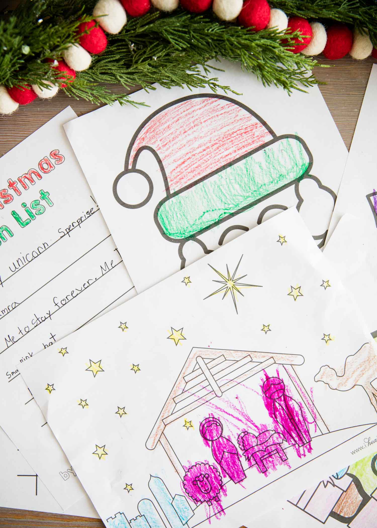 free christmas coloring pages