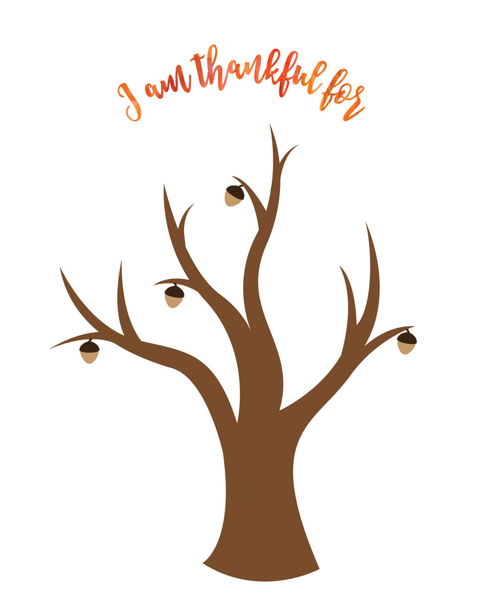 gratitude tree free printable crafting jeannie thankful tree