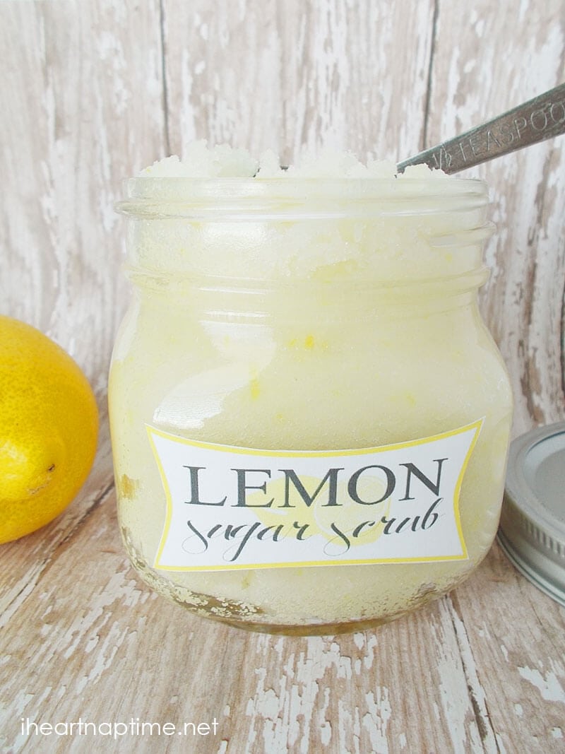 DIY Lemon Foot Scrub - The Produce Moms