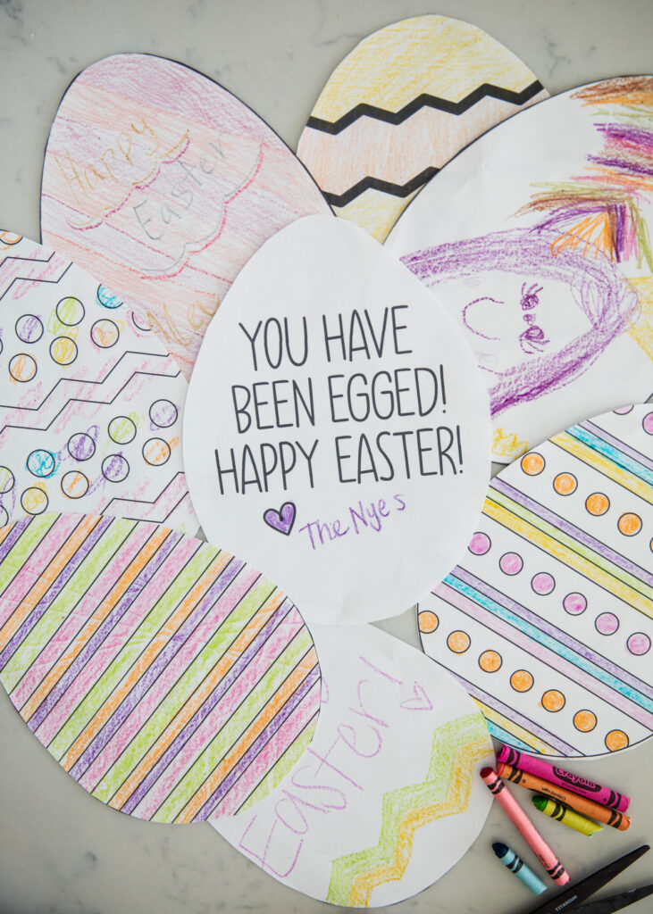 easter egg coloring page  the inspiration board