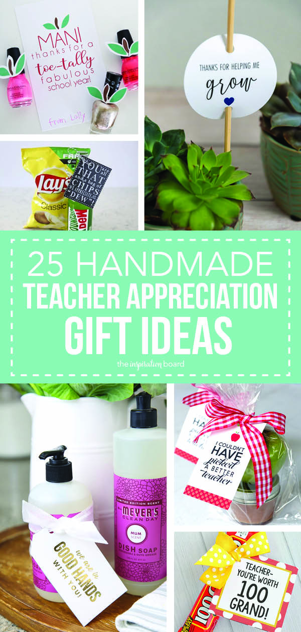25 Handmade Gift Ideas for Teacher Appreciation
