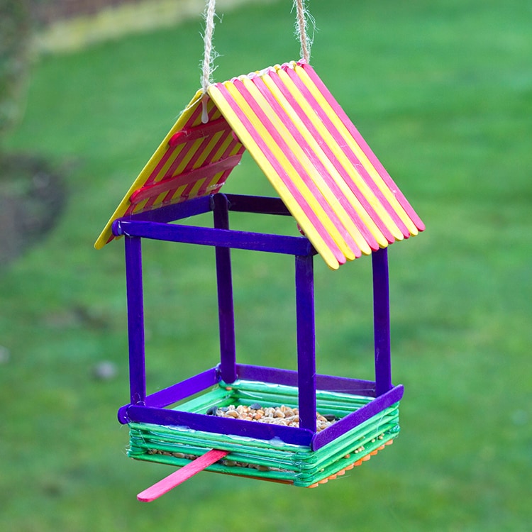 DIY Popsicle Stick Bird House