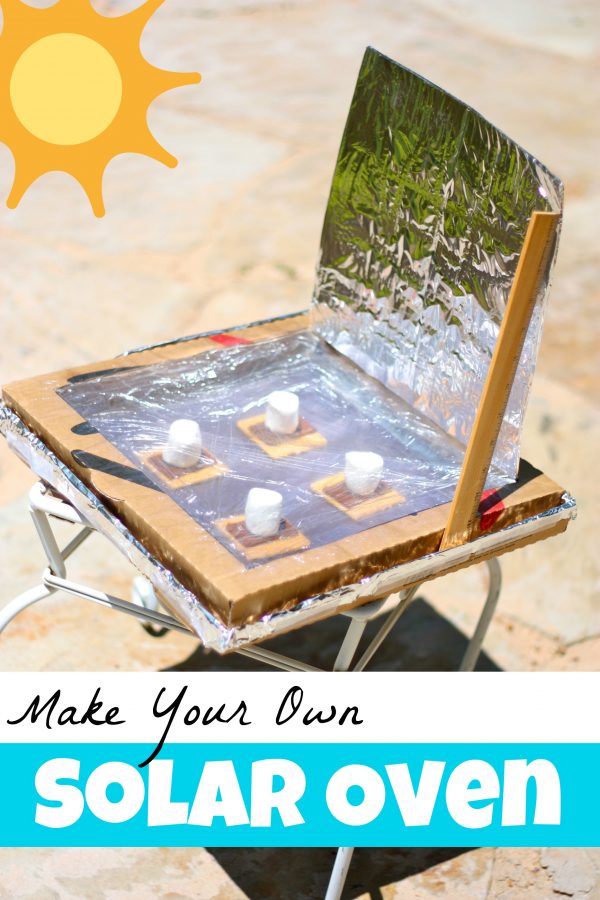 Solar Oven with s'mores
