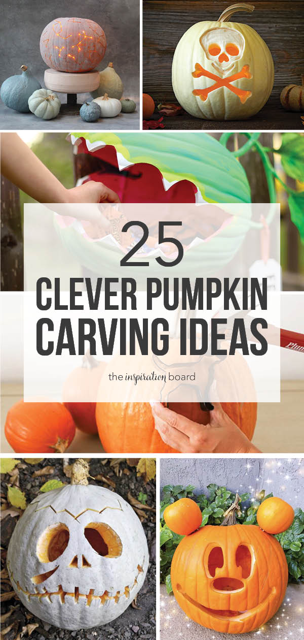25 Clever Pumpkin Carving Ideas