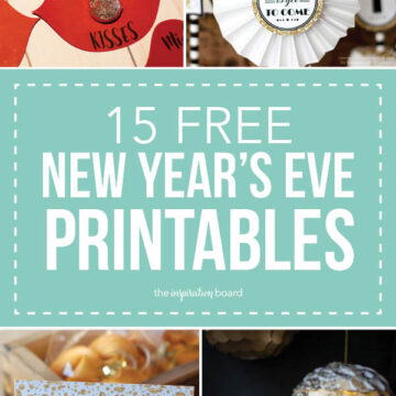 15 FREE New Year's Eve Printables