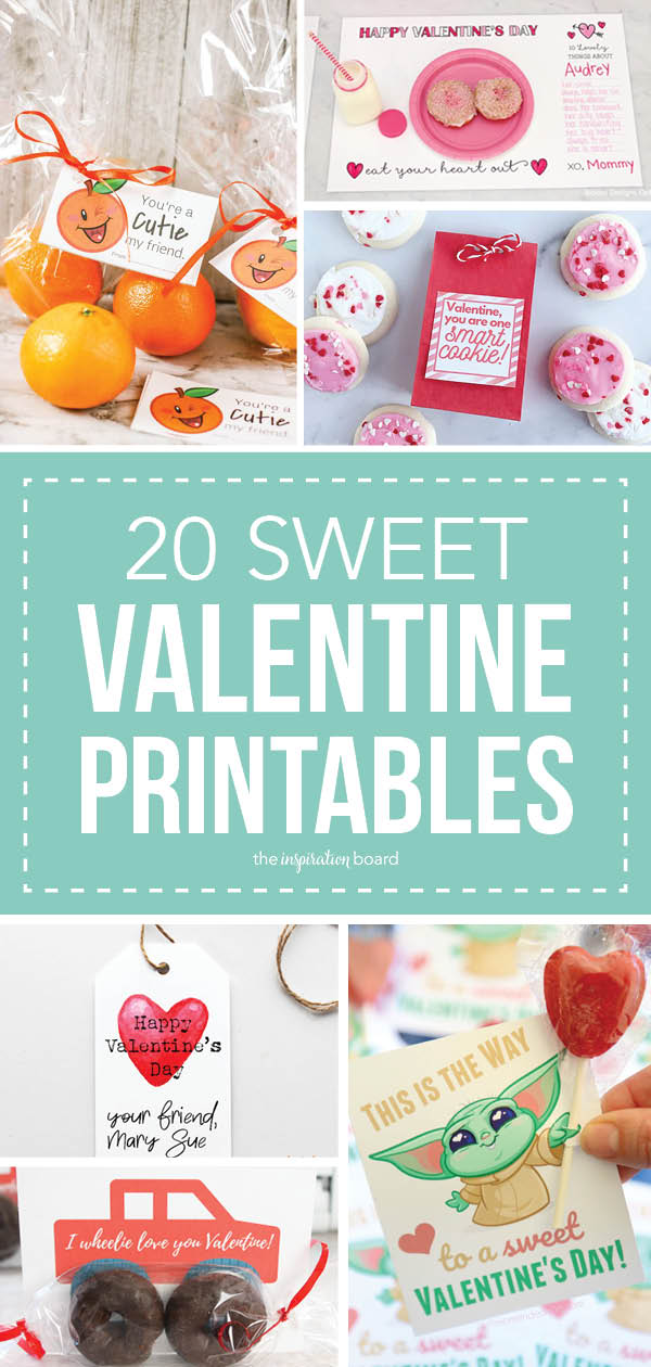 20 Sweet Valentine Printables!