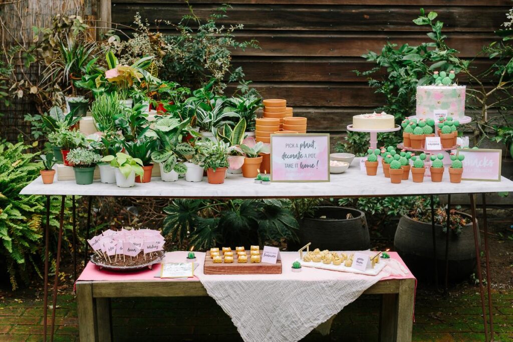 Plant Themed girls Birthday Party