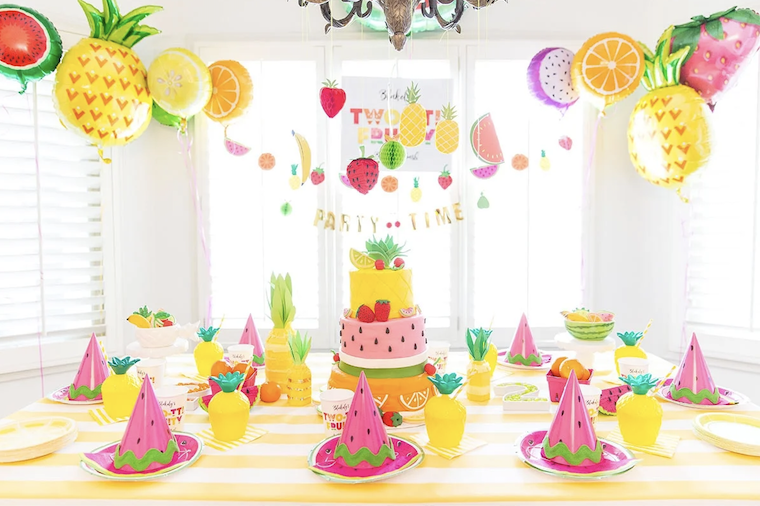 Two-tii Fruity Girls Birthday Party