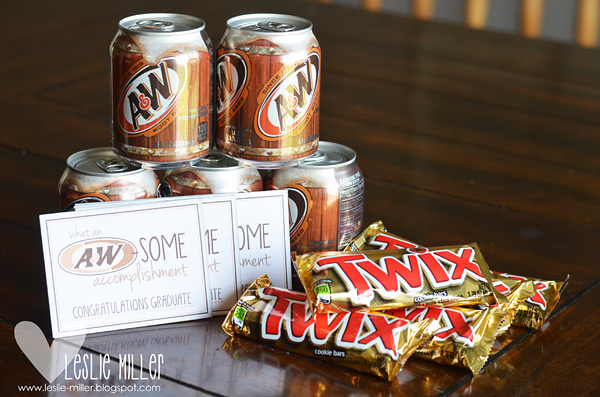 Root Beer, Twix Candy, and a printable