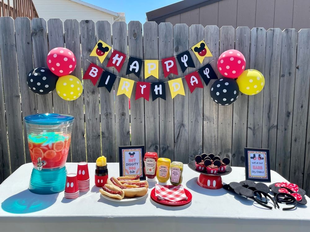 Mickey Mouse Boys Birthday Party