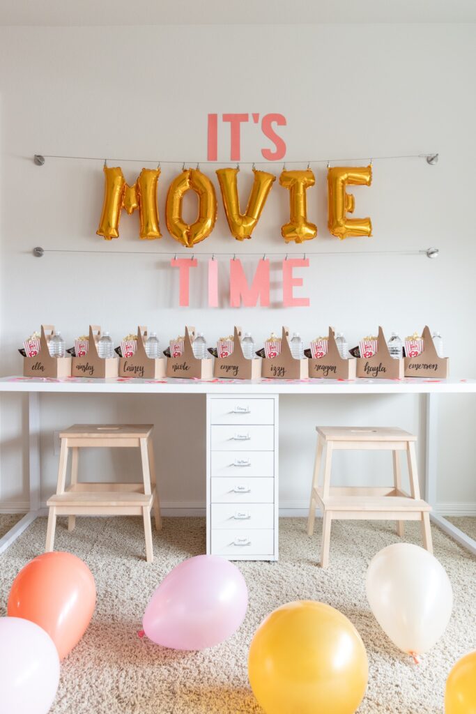 Movie-themed Girls Birthday Party
