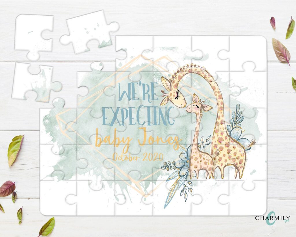 Pregnancy Announcement Puzzle