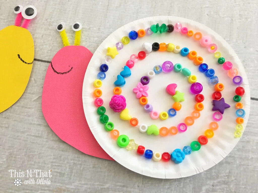 Snail Art Crafts for Kids
