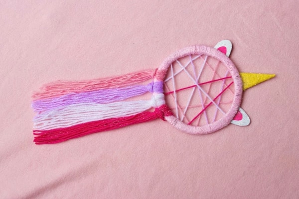 Unicorn Dream Catcher Craft for Kids