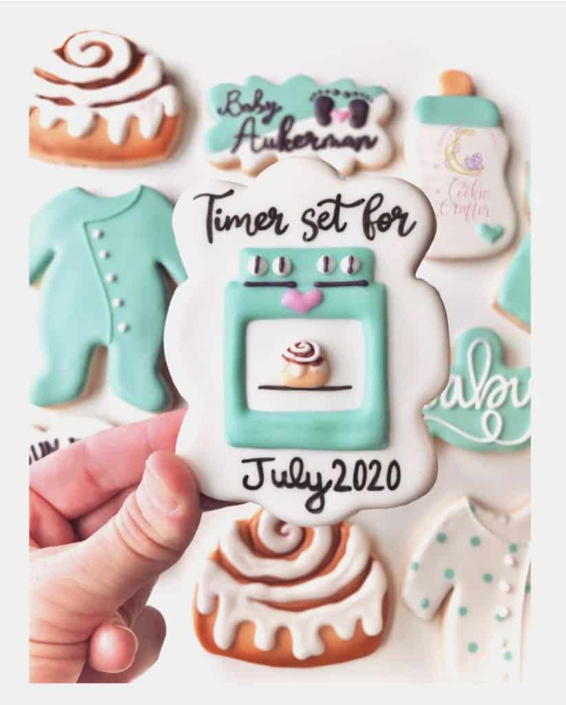 Pregnancy Announcement Cookies