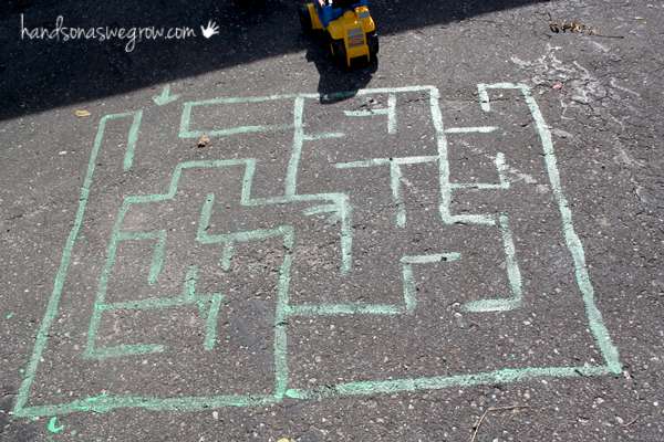 Maze Chalk Game