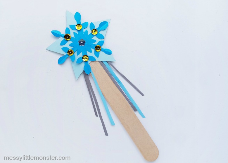 Elsa Magic Wand Craft for Kids