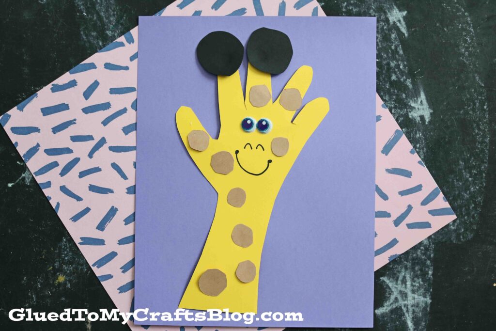 Handprint Giraffe Craft for Kids