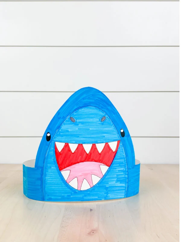 Shark Headband Craft for Kids