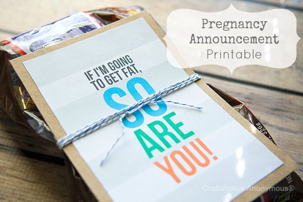 Pregnancy Announcement Printable